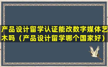 产品设计留学认证能改数字媒体艺木吗（产品设计留学哪个国家好）