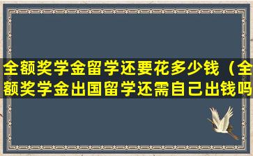 全额奖学金留学还要花多少钱（全额奖学金出国留学还需自己出钱吗）