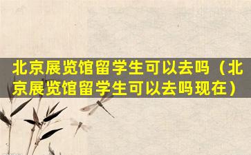 北京展览馆留学生可以去吗（北京展览馆留学生可以去吗现在）
