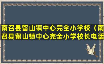南召县留山镇中心完全小学校（南召县留山镇中心完全小学校长电话）
