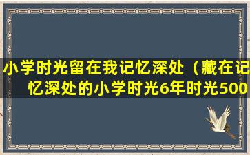 小学时光留在我记忆深处（藏在记忆深处的小学时光6年时光500字）