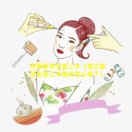 河南留学生张三丰（荷兰留学生张三丰现在怎么样了）