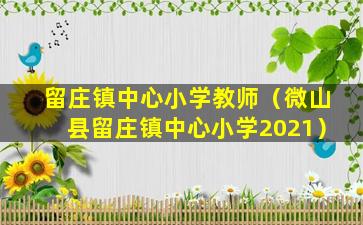 留庄镇中心小学教师（微山县留庄镇中心小学2021）