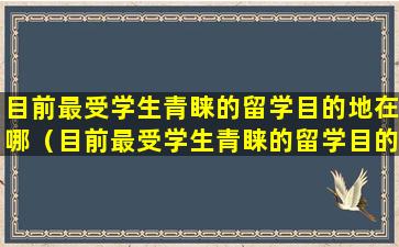 目前最受学生青睐的留学目的地在哪（目前最受学生青睐的留学目的地在哪）